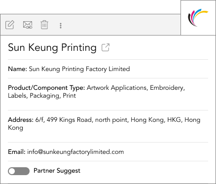 Sun Keung Printing Partner Card
