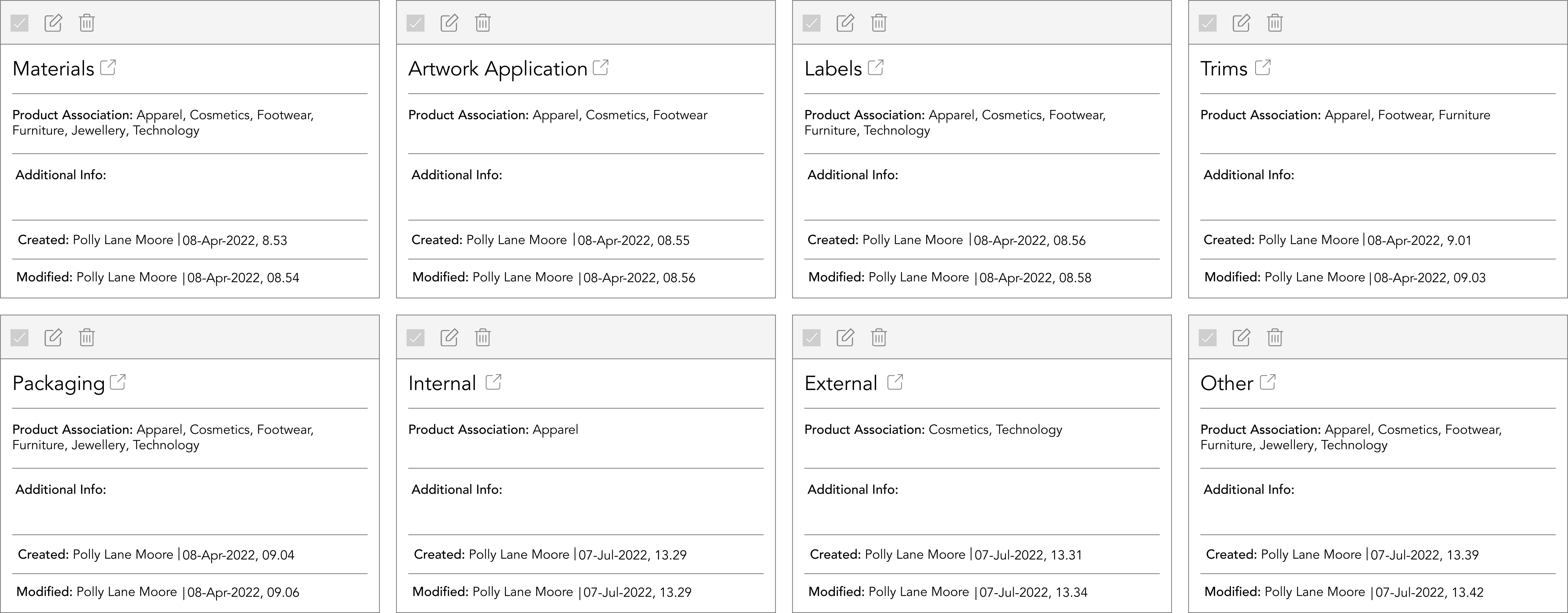 libraries, groups and templates