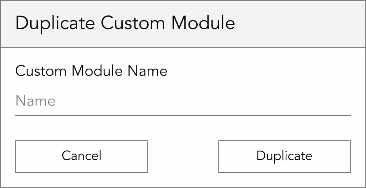 custom module
